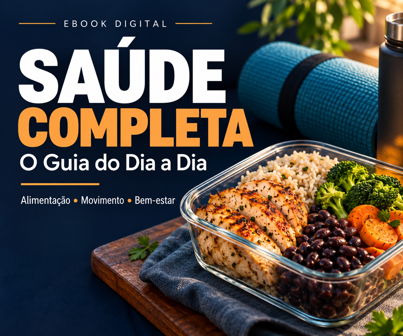Capa do eBook Saúde Completa: O Guia do Dia a Dia